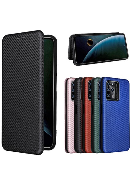 Zte Blade V30 Kart Ekleme Deri Folio Flip Case ile Tam Durumda (Yurt Dışından)