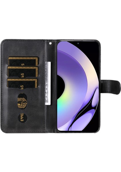 Ile Uyumlu Realme 10 Pro 5g Moda Fermuar Çevirme Deri Telefon Kılıfı Kart Tutuculu Manyetik Cüzdan Telefon Kılıfı (Yurt Dışından) indirimleri