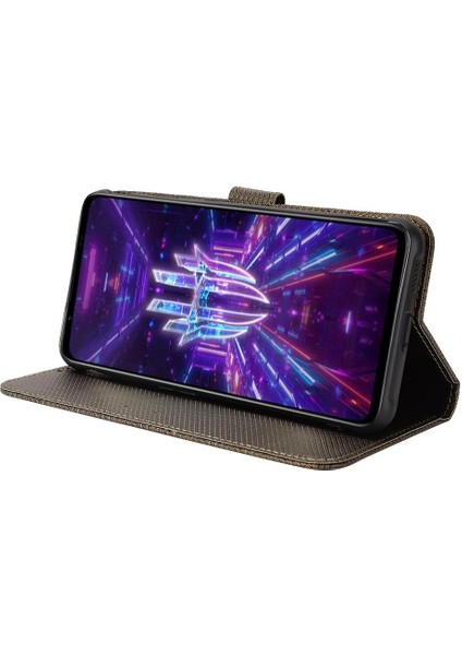 Nubia Kırmızı Sihirli 7 Kart Tutucu Için Kılıf Kickstand Kapak Manyetik Cüzdan (Yurt Dışından)
