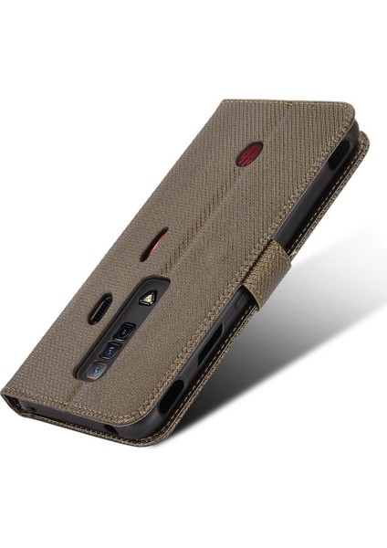 Nubia Kırmızı Sihirli 7 Kart Tutucu Için Kılıf Kickstand Kapak Manyetik Cüzdan (Yurt Dışından)