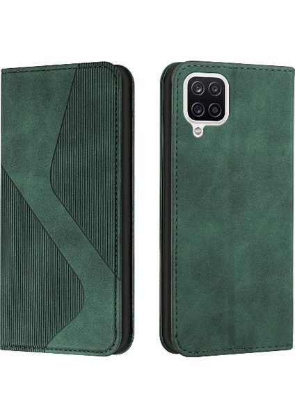 Samsung Galaxy A22 4g Cüzdan Için Kılıf Kickstand Kart Yuvaları Tutucu Pu Folio (Yurt Dışından)