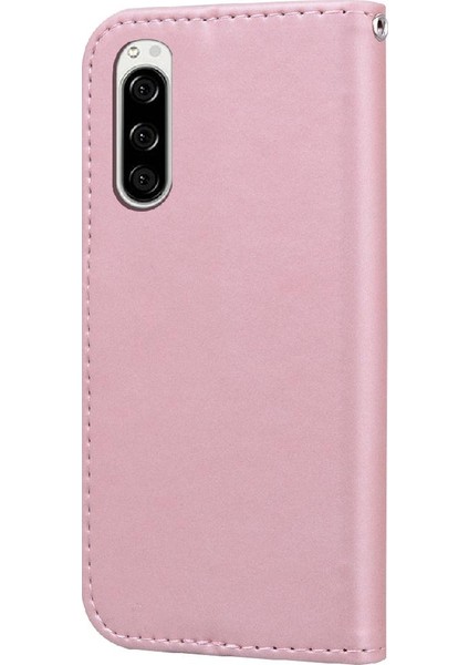 BDT Boutique Sony Xperia 5 Flip Kapak Için Flip Case Basit Iş Darbeye Cüzdan (Yurt Dışından)