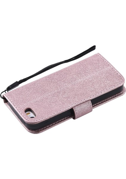 Iphone 5s Iş Cüzdan Telefon Kılıfı Için Flip Case Klasik Düz Renk (Yurt Dışından) modelleri