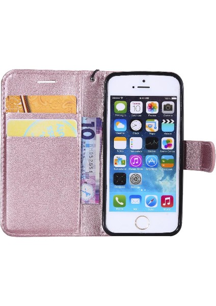 Iphone 5s Iş Cüzdan Telefon Kılıfı Için Flip Case Klasik Düz Renk (Yurt Dışından) indirimleri