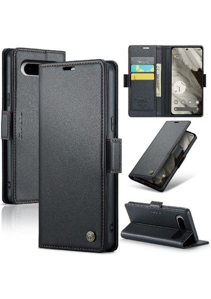 Google Pixel 8 Kart Yuvası Cüzdan Durumda Kickstand Darbeye Dayanıklı (Yurt Dışından)