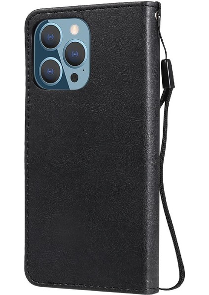 Iphone 13 Pro Için Flip Case Yüksek Kalite Deri Klasik Düz Renk Telefon (Yurt Dışından) fırsatları