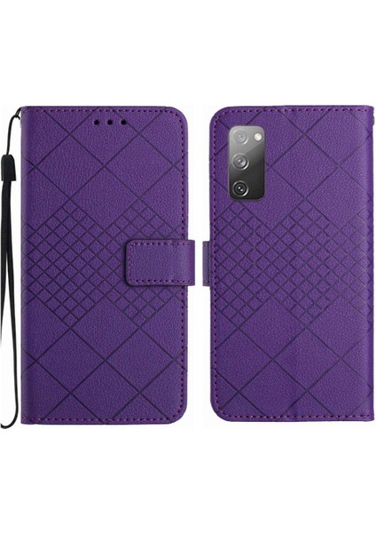 El Kayışı Cüzdan ile Samsung Galaxy S20 Fe Manyetik Kapak Için Flip Case (Yurt Dışından)