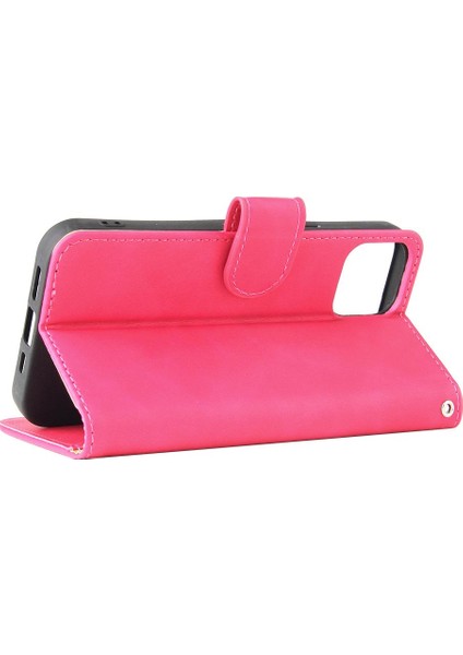 Kart ile iphone 13 Kart Ekleme Deri Folio Flip Case Için Kılıf (Yurt Dışından) modelleri