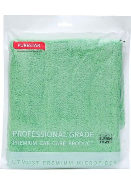 Purestar Green Buff Towel - Cila Havlusu 40X40CM 800 Gsm
