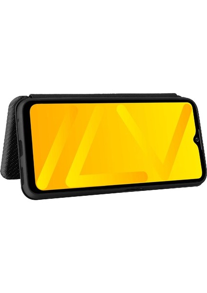 Kart Tutucu Kickstand Kart Ekleme Deri ile Zte Blade A71 Için Kılıf (Yurt Dışından)