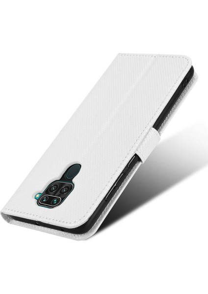 Xiaomi Redmi Not 9 Kart Tutucu Için Kickstand Manyetik Cüzdan Kapak (Yurt Dışından)