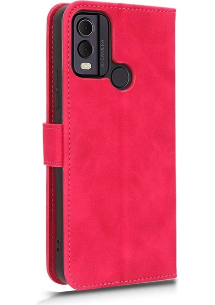 BDT Boutique Kart ile Nokia C22 Tam Koruma Deri Folio Flip Case Için Kılıf (Yurt Dışından)