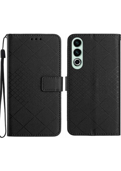 El Kayışı Manyetik Kapak Kart Yuvası ile Oneplus Nord Ce4 Için Flip Case Pu (Yurt Dışından)