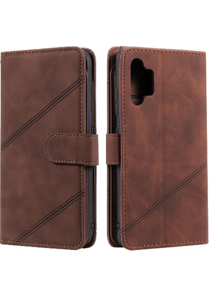 Samsung Galaxy A32 4g Bileklik Pu Deri Cüzdan Flip Folio Kart Için Kılıf (Yurt Dışından)