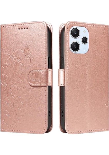 Xiaomi Redmi 12 4g Yüksek Kalite Deri Cüzdan Telefon Kılıfı ve (Yurt Dışından)