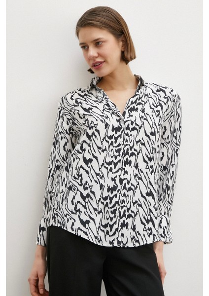 Animal Desenli Gömlek Siyah modelleri