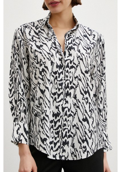 Animal Desenli Gömlek Siyah indirimleri