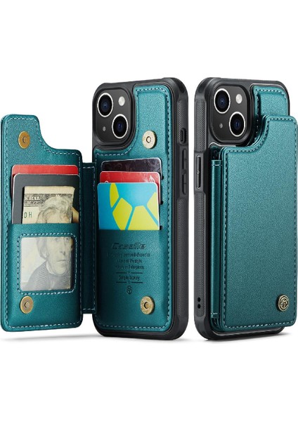 IPhone 15 Artı Kickstand Ince Darbeye Dayanıklı Durumda Pu (Yurt Dışından)