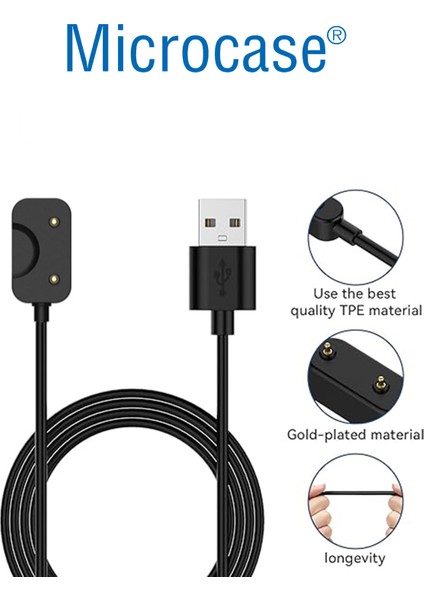Samsung Galaxy Fit3 Manyetik Şarj Kablosu 1m - Siyah AL4343
