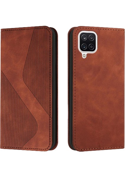 Samsung Galaxy A22 4g Cüzdan Için Kılıf Kickstand Kart Yuvaları Tutucu Pu Folio (Yurt Dışından)