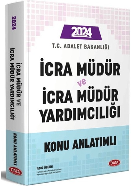 T.C. Adalet Bakanlığı İcra Müdür ve İcra Müdür Yardımcılığı Konu Anlatımlı