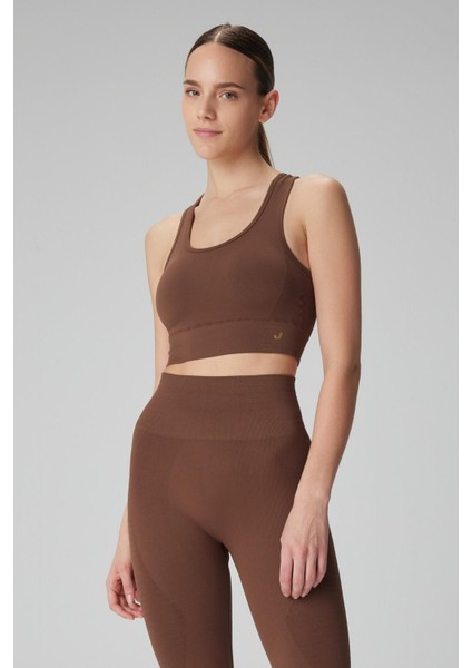 Gela Çift Katlı Kompress Sport Bra Toprak fiyatları