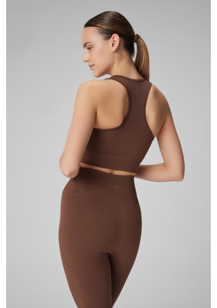 Gela Çift Katlı Kompress Sport Bra Toprak fırsatları