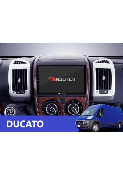 Nakamıchı Fiat Ducato 2006-2022 Uyumlu Android Multimedya Navigasyon Sistemi 8gb RAM128 Gbhafıza