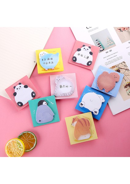E Stili 1 Parça Lytwtw'nin Sevimli Kawaii Hayvan Yapışkan Notlar Not Defteri Bloknotlar Ofis Okul Tedarik Kırtasiye Panda Kedi Çıkartmaları (Yurt Dışından)