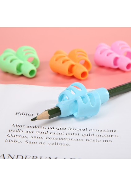 4 Adet Kauçuk Delikli Kalemlik Araçları Çocuk Öğrenme Uygulaması Okul Çocuklar Için Iki Parmak Yazma Kalem Yardım Kavrama (Yurt Dışından) modelleri