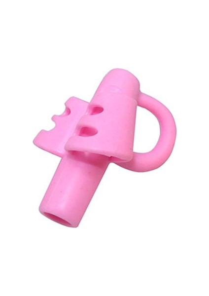 B Pembe 5p Stili 5 Adet Üç Parmak Silikon Kalemlik Iki Parmak Silikon Çocuk Yazma Düzeltme Yazma Yardımı Klip Ofis Öğrenci Malzemeleri (Yurt Dışından)