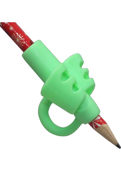 Sarı Stil Yazma Duruş Düzeltici Iki Fnger Silikon Kalemlik Öğrenci Çocuk Öğrenme Yazma Araçları Malzemeleri Hediyeler (Yurt Dışından)