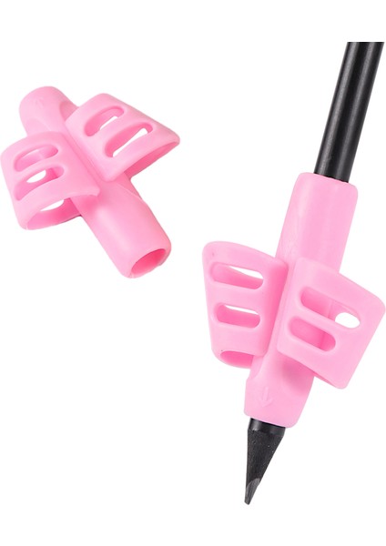 Açık Pembe Tarzı Ldren Yazma Kalem Kalemlik Çocuklar Öğrenme Uygulaması Silikon Kalem Yardımı Öğrenciler Için Duruş Düzeltme Cihazı 4 Renk (Yurt Dışından)