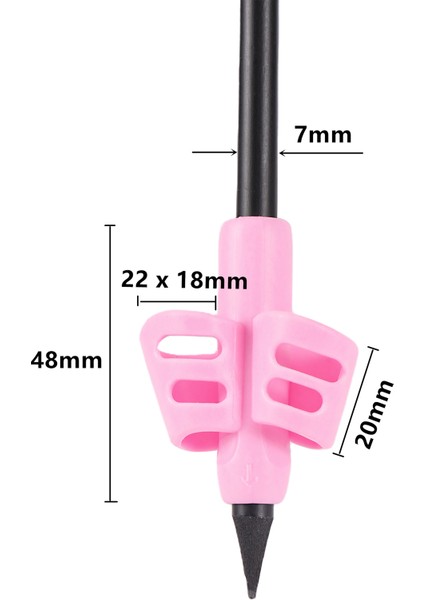 Açık Pembe Tarzı Ldren Yazma Kalem Kalemlik Çocuklar Öğrenme Uygulaması Silikon Kalem Yardımı Öğrenciler Için Duruş Düzeltme Cihazı 4 Renk (Yurt Dışından) modelleri