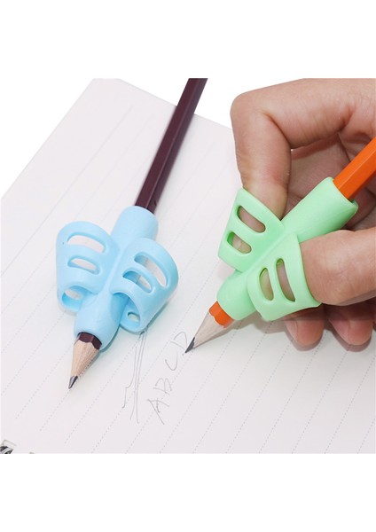 Açık Mavi Yaka Stili Tr Tutucu Silika Jel Çift Parmak Jel Kalem Tükenmez Kalem Kalem Yazı Duruş Düzeltme Sabit Set (Yurt Dışından) modelleri