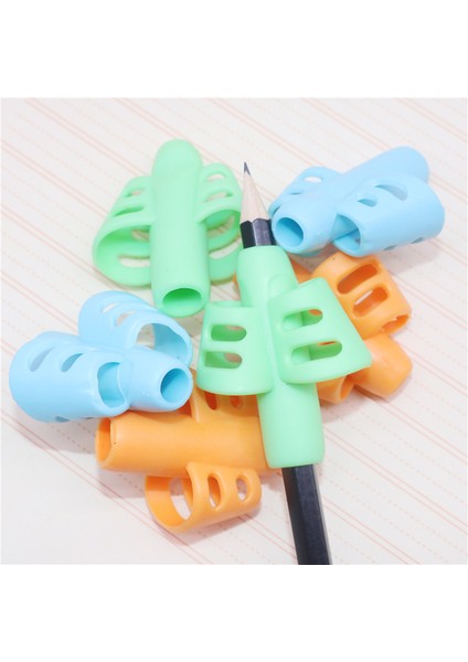 Turuncu Tarzı En Tutucu Iki Parmak Silikon Bebek Öğrenme Yazma Aracı Yazma Kalem Yazma Düzeltme Cihazı Çocuk Kırtasiye (Yurt Dışından) fırsatları