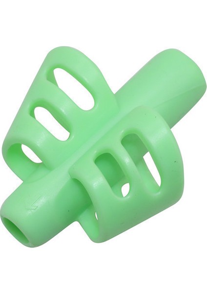 Altın ​​stil En Tutucu Kelebek Yazma Duruş Düzeltici Iki Fnger Silikon Kalemlik Öğrenci Çocuk Öğrenme Yazma Araçları (Yurt Dışından)