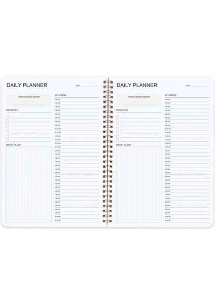 B5-45 Stili Günlük Planlayıcı Bugün Defter Tarihsiz Ajanda Yapılacaklar Listesi ile Şeffaf Kapak Düzenleyici Öncelikli Okul Ofis Malzemeleri (Yurt Dışından)