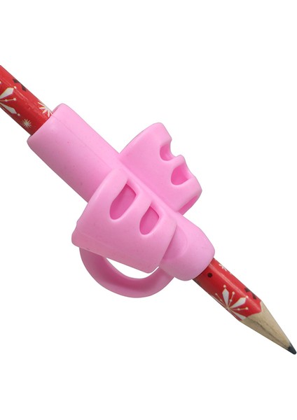 Pembe Tarzı Üç Parmaklı Kalemlik Öğrenci Yazı Duruş Düzeltici Öğrenci Kırtasiye Kalemlik Eğitim Ekipmanı Ofis Malzemeleri (Yurt Dışından)