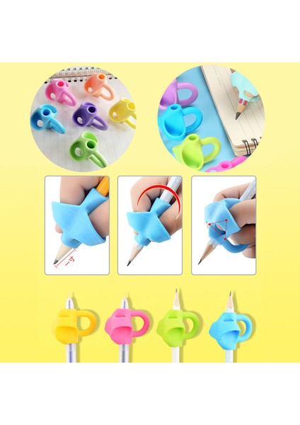 Pembe Tarzı Üç Parmaklı Kalemlik Öğrenci Yazı Duruş Düzeltici Öğrenci Kırtasiye Kalemlik Eğitim Ekipmanı Ofis Malzemeleri (Yurt Dışından) fırsatları