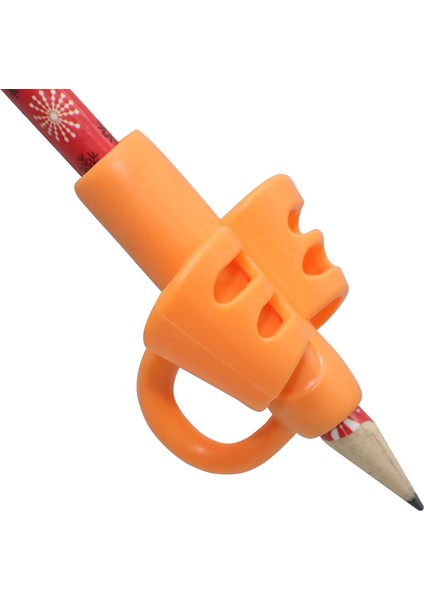 Turuncu Yüzük Stili En Tutucu Iki Parmak Silikon Bebek Öğrenme Yazma Aracı Yazma Kalem Yazma Düzeltme Cihazı Çocuk Kırtasiye (Yurt Dışından)