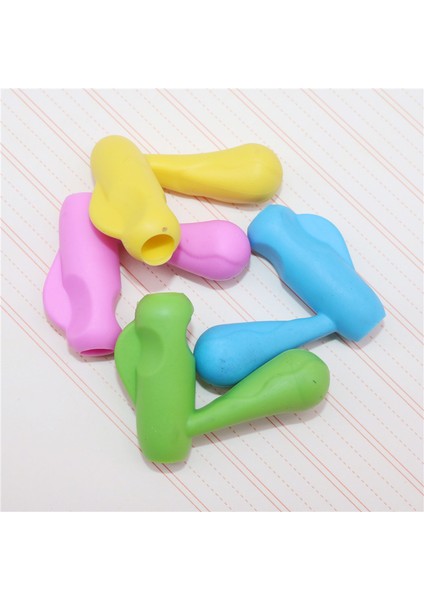 Turuncu Yüzük Stili En Tutucu Iki Parmak Silikon Bebek Öğrenme Yazma Aracı Yazma Kalem Yazma Düzeltme Cihazı Çocuk Kırtasiye (Yurt Dışından) indirimleri