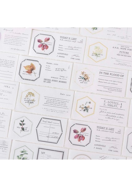 Binseks Tarzı Lot Kawaii Kırtasiye Çıkartmalar Bitki Kayıt Serisi Planlayıcısı Dekoratif Mobil Çıkartmalar Scrapbooking Dıy Craft (Yurt Dışından) fırsatları