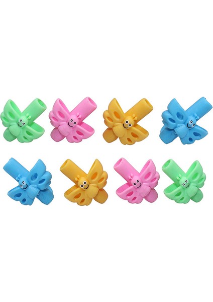 Turuncu Tarzı En Tutucu Kelebek Yazma Duruş Düzeltici Iki Fnger Silikon Kalemlik Öğrenci Çocuk Öğrenme Yazma Araçları (Yurt Dışından) modelleri