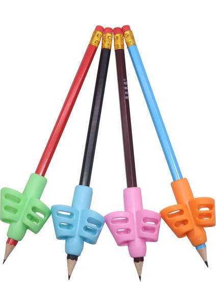 Pembe Tarzı Tutma Kalemlik Çift Parmak Kalemlik Öğrenci Yazma Kalemi Düzeltme Cihazı Yazma Duruş Düzeltme Aracı (Yurt Dışından) indirimleri