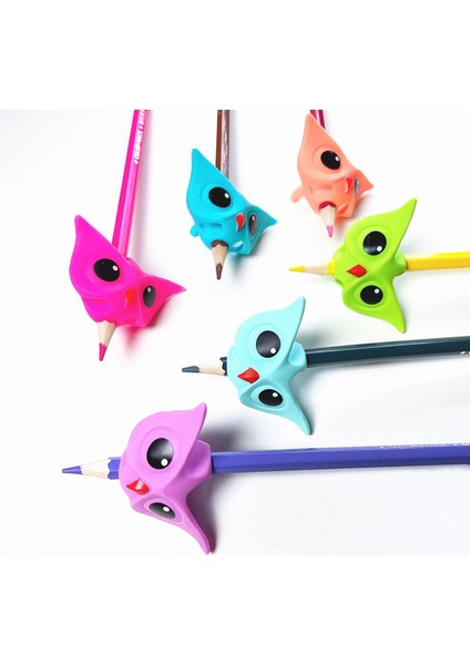 Rastgele 3 Adet E Stili 3 Adetlot Yaratıcı Baykuş Tilki Kalem Pan Tutucu Çocuklar Öğrenme Uygulaması Silikon Kalem Yardım Sapları Öğrenciler Için Duruş Düzeltme Cihazı (Yurt Dışından) fiyatları