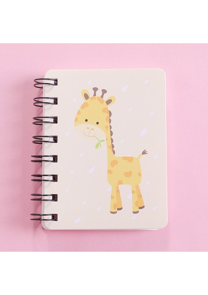 No.4 Tarzı A7 Kawaii Halka Binder Spiral Defter A7 Sevimli Hayvan Yazma Pedleri Mini Cep Kitabı Çizim Kore Kırtasiye Okul Malzemeleri Için (Yurt Dışından)