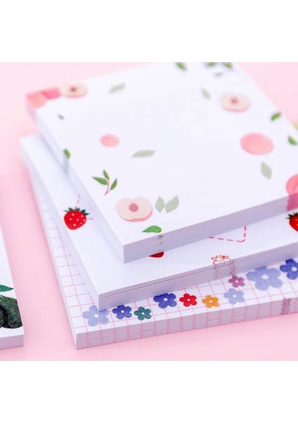 No.4 Tarzı Kawaii Çiçek Yaratıcı Bloknot Öğrenci Yapışkan Notlar Friut Not Defteri Ofis Planlayıcısı Dekorasyon Okul Kırtasiye Malzemeleri (Yurt Dışından) fiyatları