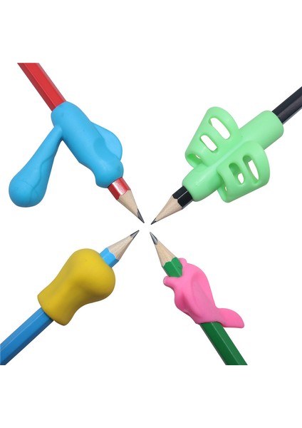 Yeşil Yakalı Stil En Tutucu Iki Parmak Silikon Bebek Öğrenme Yazma Aracı Yazma Kalem Yazma Düzeltme Cihazı Çocuk Kırtasiye (Yurt Dışından) fiyatları