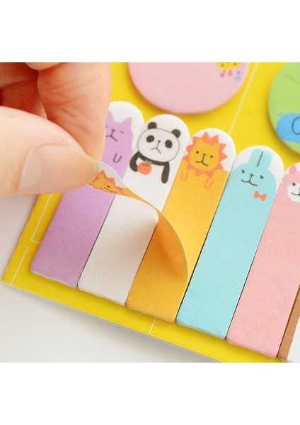 Bir Stil Yeni Varış Hayvanlar Parti Bloknot Haftalık Program Karikatür Yapışkan Notlar Memo Not Defteri Post Sticker Kırtasiye Ofis (Yurt Dışından) indirimleri